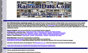 Railroaddata.com thumbnail