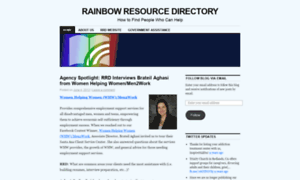 Rainbowresourcedirectory.wordpress.com thumbnail