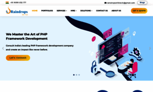 Raindropsinfotech.com thumbnail