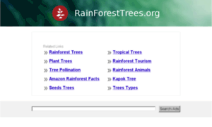 Rainforesttrees.org thumbnail