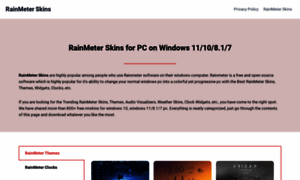 Rainmeterskins.info thumbnail