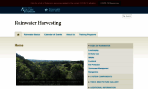 Rainwaterharvesting.tamu.edu thumbnail