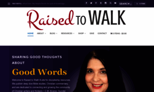 Raisedtowalk.org thumbnail