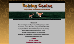 Raisingcaninemaine.com thumbnail