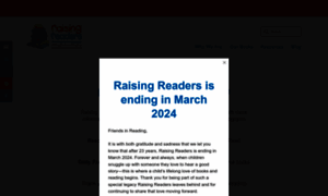 Raisingreaders.org thumbnail