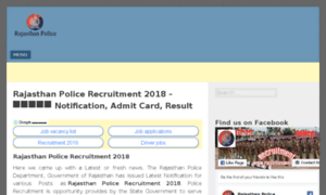 Rajasthanpolice.co.in thumbnail