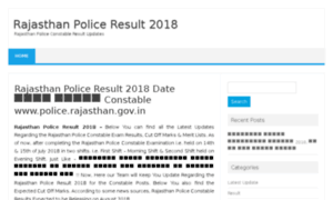 Rajasthanpoliceresults.in thumbnail