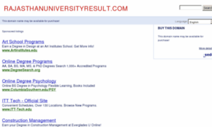 Rajasthanuniversityresult.com thumbnail