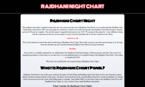 Rajdhaninightchart.in thumbnail