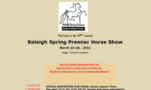 Raleighspringpremier.com thumbnail