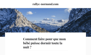 Rallye-normand.com thumbnail