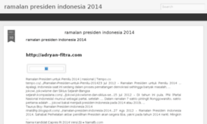 Ramalanpresidenindonesia2014.blogspot.com thumbnail