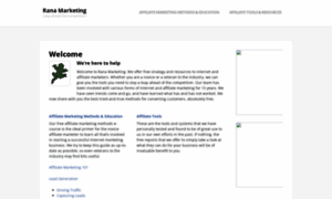Ranamarketing.com thumbnail