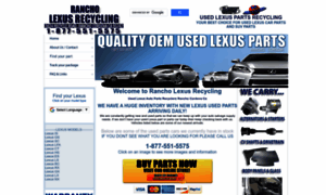 Rancholexusrecycling.com thumbnail