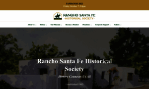 Ranchosantafehistoricalsociety.org thumbnail