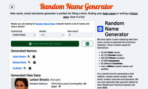 Random-name-generator.com thumbnail