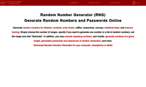 Random-number-generator.com thumbnail