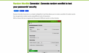 Random-wordlist-generator.sf.net thumbnail