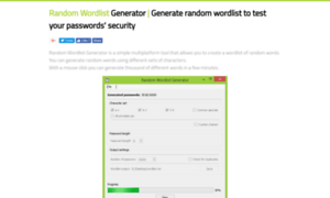 Random-wordlist-generator.sourceforge.net thumbnail