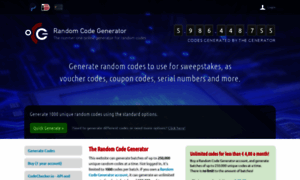 Randomcodegenerator.com thumbnail