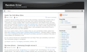 Randomerror.wordpress.com thumbnail
