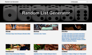 Randomlistgenerator.com thumbnail