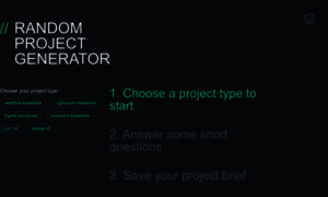 Randomprojectgenerator.com thumbnail