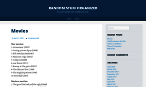 Randomstufforganized.wordpress.com thumbnail