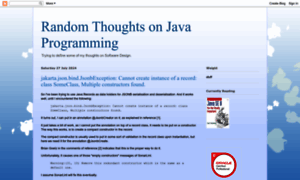 Randomthoughtsonjavaprogramming.blogspot.in thumbnail