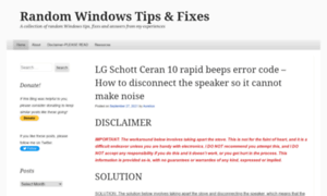 Randomwindowstips.wordpress.com thumbnail