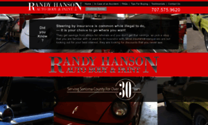 Randyhansonautobody.com thumbnail