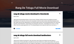 Rangdetelugufullmoviedownload.blogspot.com thumbnail