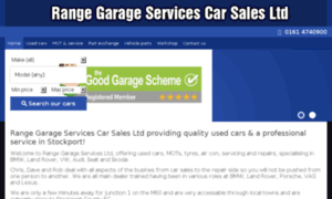 Rangegarageservicescarsalesltd.co.uk thumbnail