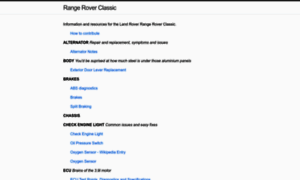 Rangeroverclassic.github.io thumbnail