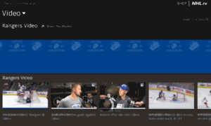 Rangers.nhl.tv thumbnail