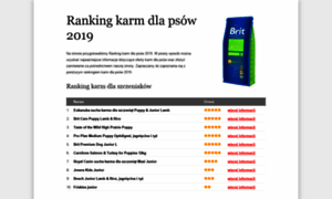 Ranking-karm-dla-psow.eu thumbnail