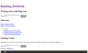 Rankingchwilowek.blog.com thumbnail