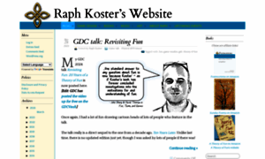 Raphkoster.com thumbnail
