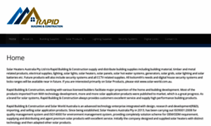 Rapidbuildingconstruction.com.au thumbnail