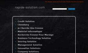 Rapide-solution.com thumbnail