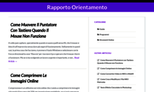 Rapporto-orientamento.it thumbnail