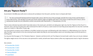 Raptureready.info thumbnail