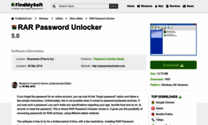 Rar-password-unlocker.findmysoft.com thumbnail