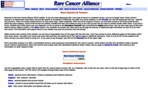 Rare-cancer.org thumbnail