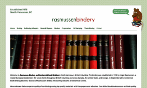 Rasmussenbindery.com thumbnail