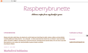 Raspberrybrunette.blogspot.sk thumbnail