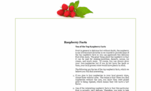 Raspberryfacts.org thumbnail