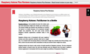 Raspberryketoneplus-reviews.blogspot.com thumbnail