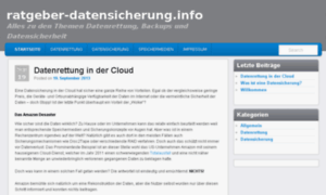 Ratgeber-datensicherung.info thumbnail
