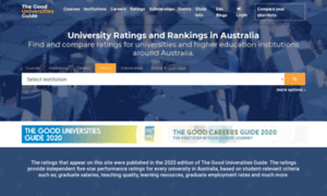 Ratings.gooduniversitiesguide.com.au thumbnail